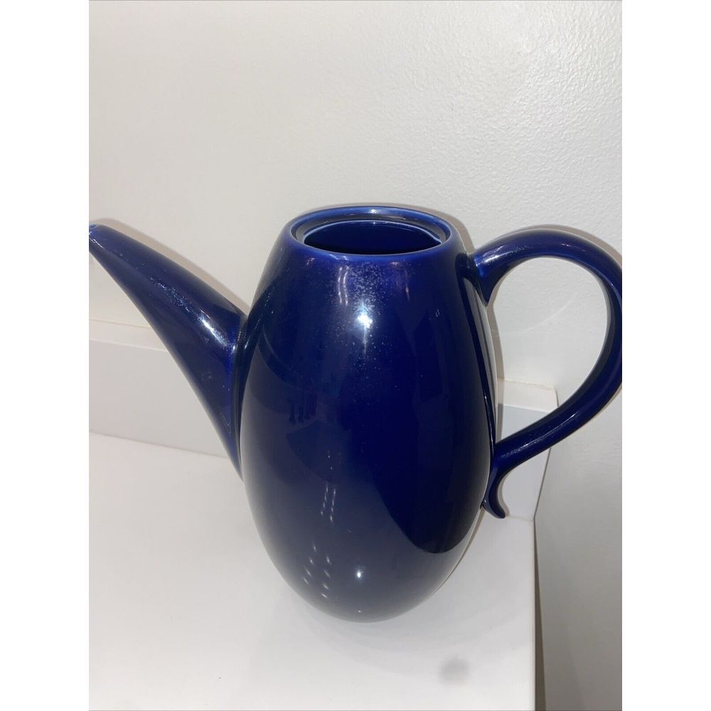 Lindt Stymeist Yo-Han Cobalt Blue Colorways Coffee Pot 11" Rare No Lid‎ Ceramic - Picture 2 of 6